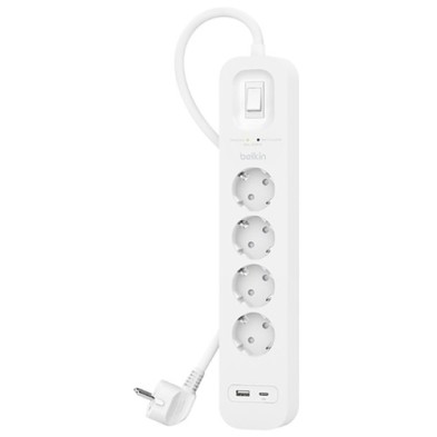 SRB001VF2M-ENCHUFE PROTECTOR BELKIN 4 SAL.(REGLETA) precio por 1 unidades