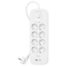 SRB003VF2M-ENCHUFE PROTECTOR BELKIN 8 SAL.(REGLETA) precio por 1 unidades