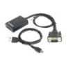 A-VGA-HDMI-01-ADAPTADOR GEMBIRD DE VIDEO VGA - HDMI precio por 1 unidades