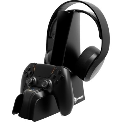 SB918636-SOPORTE SNAKEBYTE Y AURICULARES NEGRO precio por 1 unidades