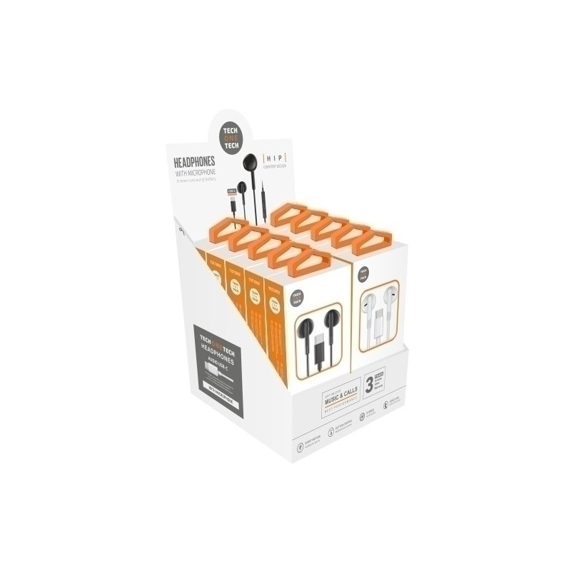 TEC1303-AURICULARES TECHONE BOTON USB-C EXP.10 precio por 1 unidades