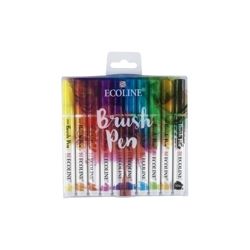 11509007-ROTUL.ECOLINE BRUSHPEN E/10 precio por 1 unidades