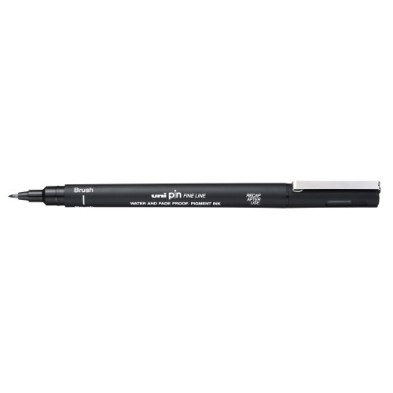 289322000-ROTUL.UNI PIN CALIBRADO BRUSH NEGRO precio por 12 unidades