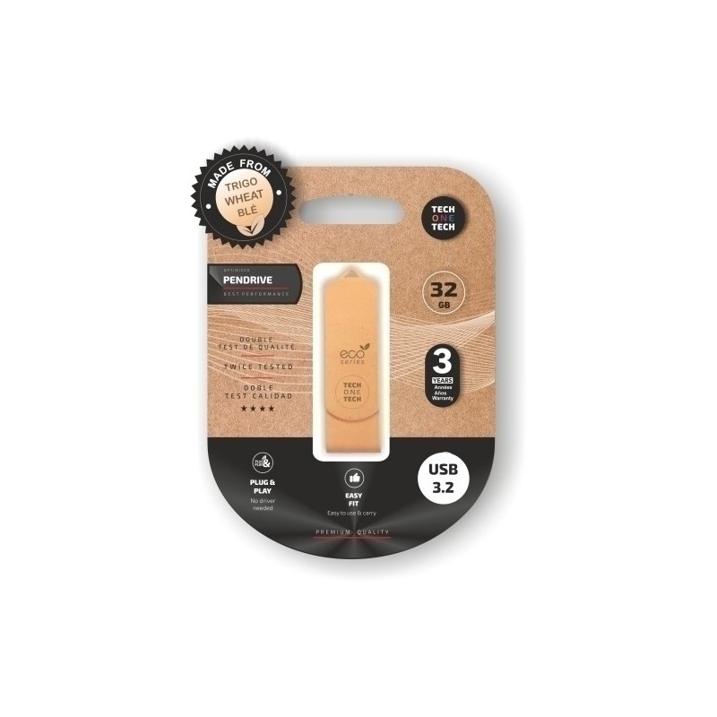 TEC3101-32-MEMORIA USB 32GB TECHONE ECO 3.2 precio por 1 unidades