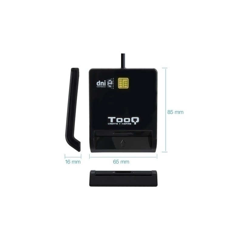 TQR-210B-LECTOR DE TARJETAS TOOQ TQR-210B DNIE precio por 1 unidades
