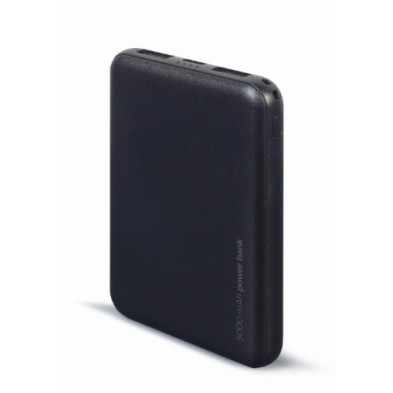 PB05-02-POWER BANK GEMBIRD 5000 MAH NEGRO precio por 1 unidades