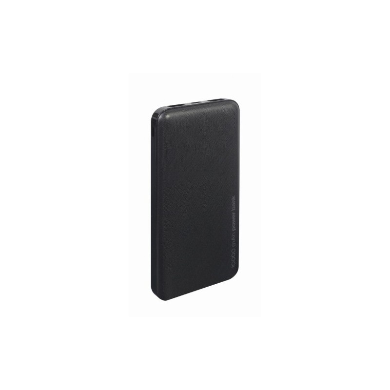 PB10-02-POWER BANK GEMBIRD 10000 MAH NEGRO precio por 1 unidades