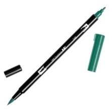 ABT-346-ROTULADOR TOMBOW DOBLE PUNTA PINC. VERDE precio por 6 unidades