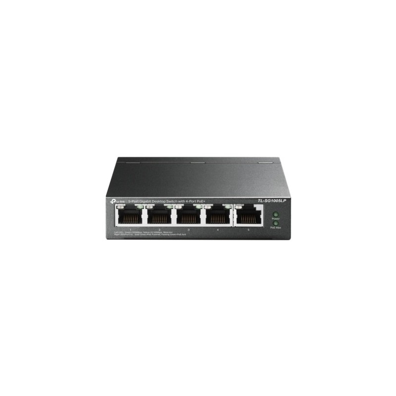 TL-SG1005LP-SWITCH TP-LINK 5-PORT GIGABIT 4PORT POE+ precio por 1 unidades