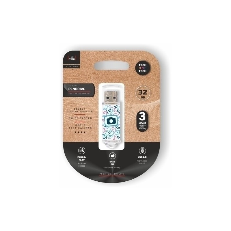 TEC4020-32-MEMORIA USB 32GB TECHONE FOTO DREAM precio por 1 unidades