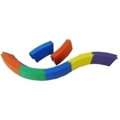 0008202-PASILLO SENSORIAL CURVO (10 piezas) precio por 1 unidades
