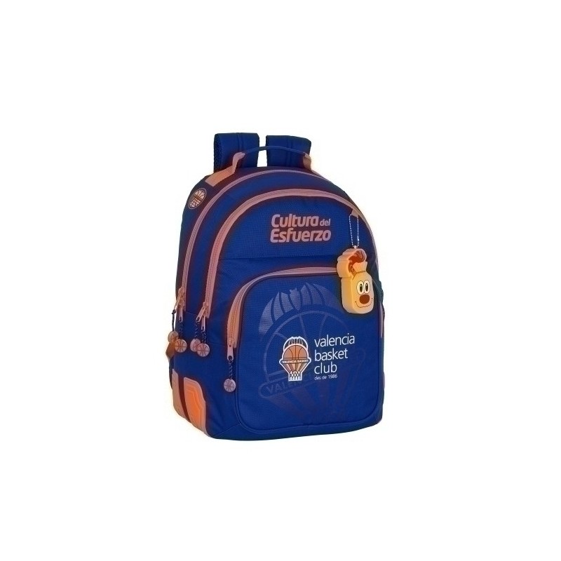 612084773-SAFTA-VALENCIA BASKET MOCHILA DOBLE precio por 1 unidades