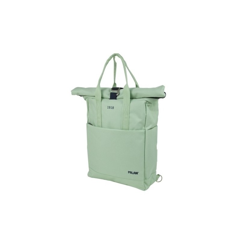 624302SNCGR-MILAN-1918 MOCHILA URBANA VERDE precio por 1 unidades
