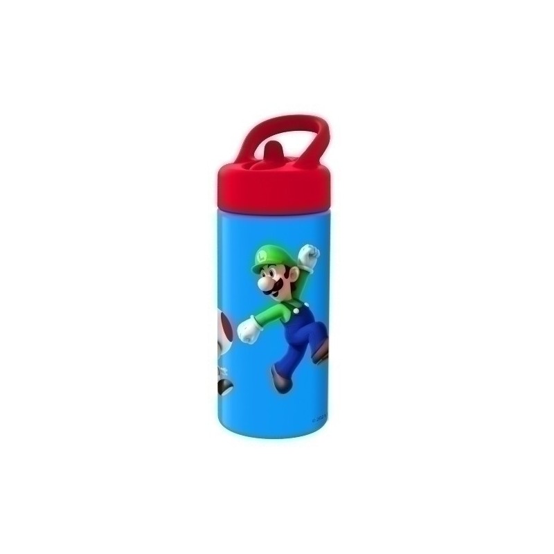 21401-SAFTA-SUPER MARIO BOTELLA 410ml precio por 1 unidades