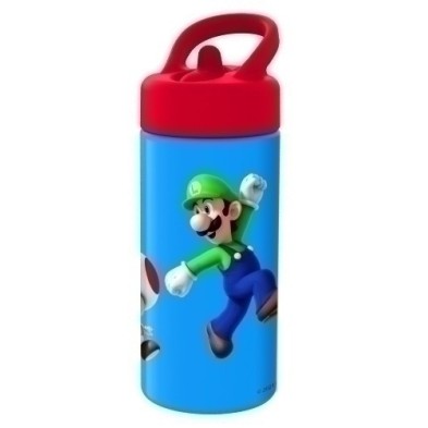 21401-SAFTA-SUPER MARIO BOTELLA 410ml precio por 1 unidades