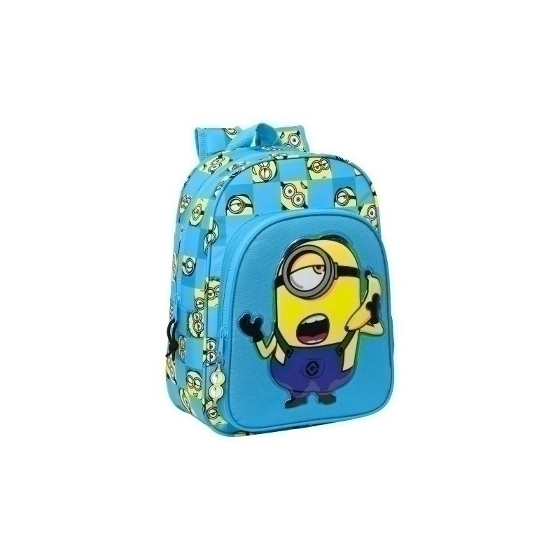 612228185-SAFTA-MINIONS MOCHILA INFANTIL precio por 1 unidades