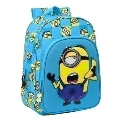 612228185-SAFTA-MINIONS MOCHILA INFANTIL precio por 1 unidades