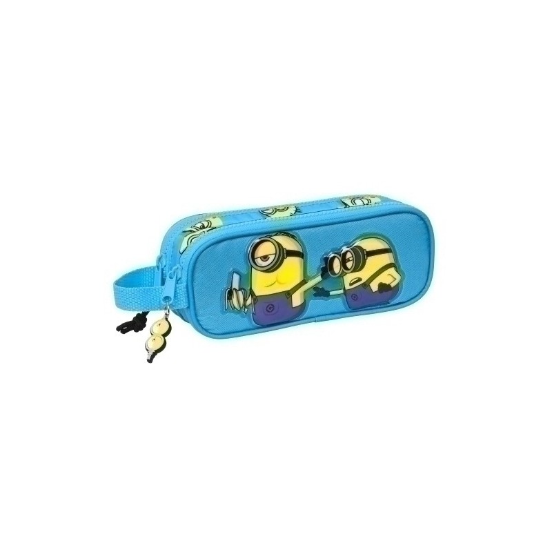 812228513-SAFTA-MINIONS PORTATODO DOBLE precio por 1 unidades