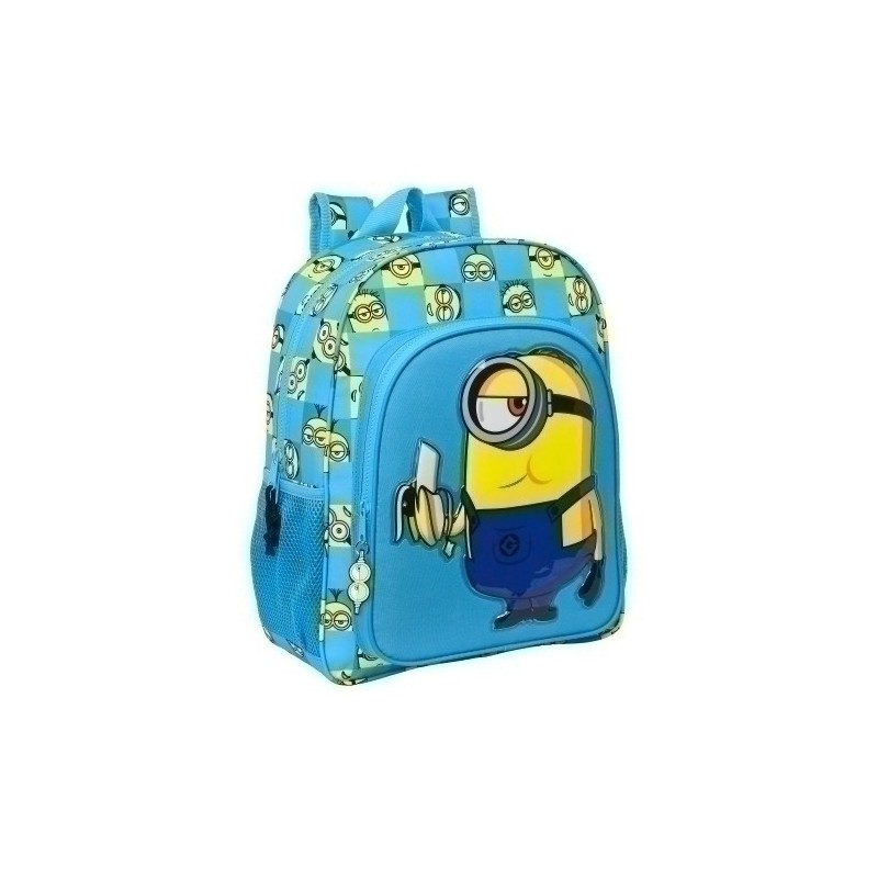 612228640-SAFTA-MINIONS MOCHILA JUNIOR precio por 1 unidades