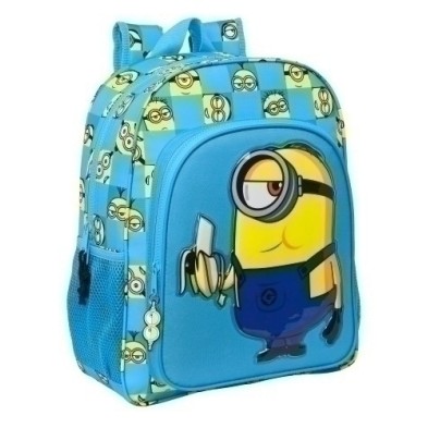 612228640-SAFTA-MINIONS MOCHILA JUNIOR precio por 1 unidades