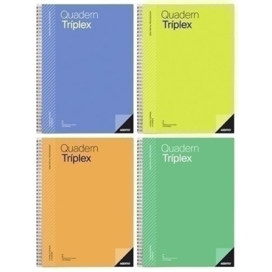 P191-CAT-QUADERN PROFESSOR ADDITIO TRIPLEX 225x31 precio por 1 unidades