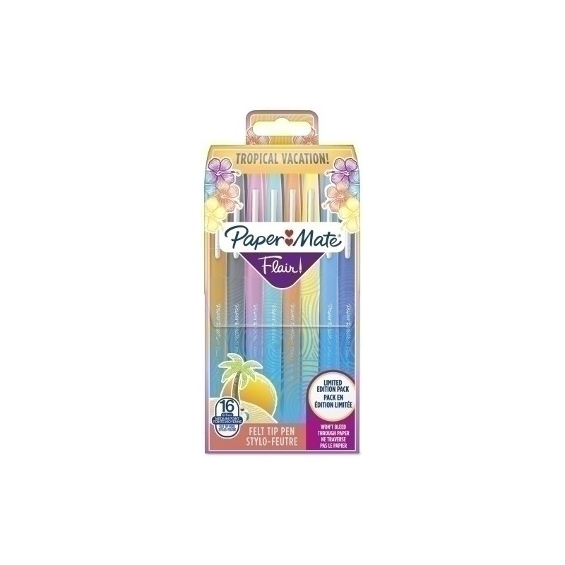 2061396-ROTUL.PAPERMATE NYLON  TROPICAL B/16 precio por 1 unidades