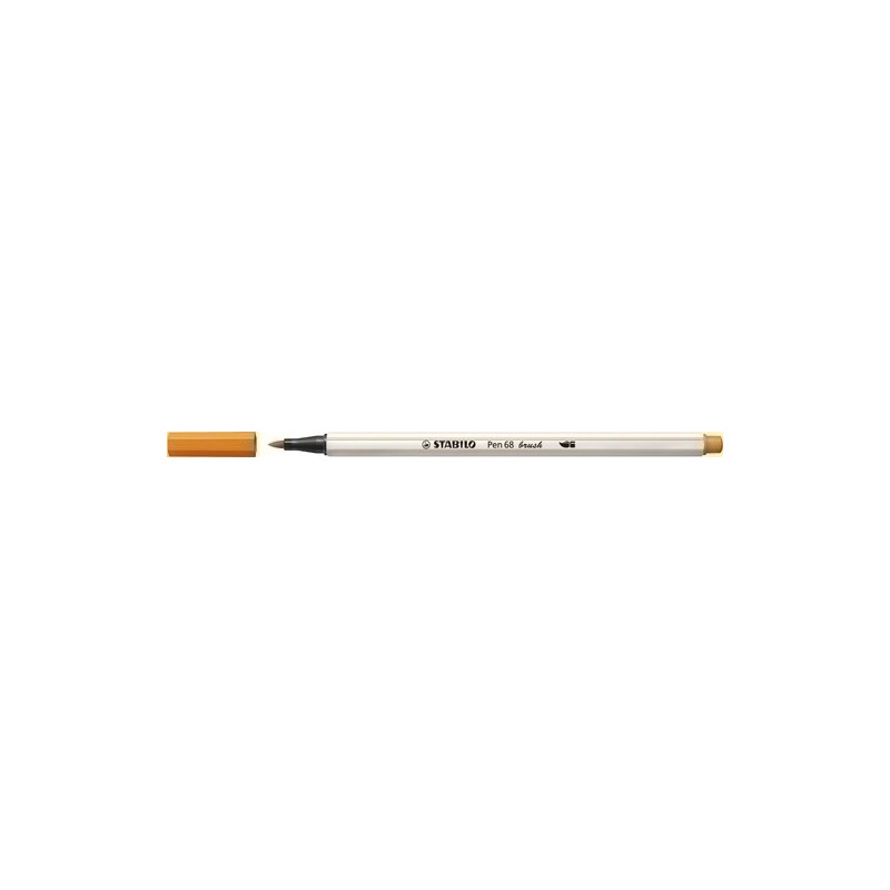 568/54-ROTUL.STABILO PEN 68  BRUSH NARANJA precio por 10 unidades
