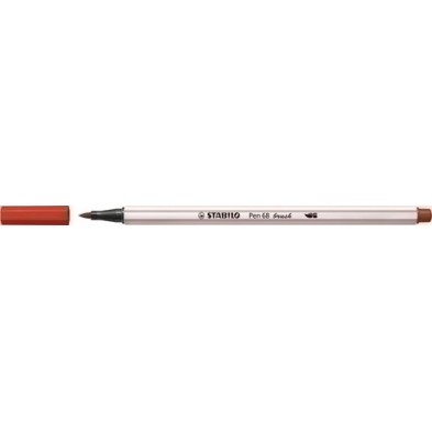 568/48-ROTUL.STABILO PEN 68  BRUSH CARMIN precio por 10 unidades