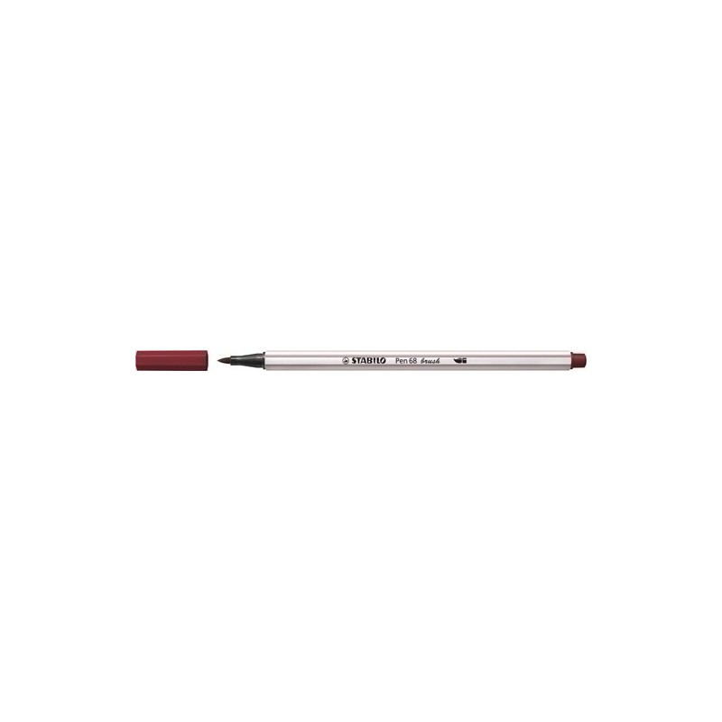 568/19-ROTUL.STABILO PEN 68  BRUSH PURPURA precio por 10 unidades