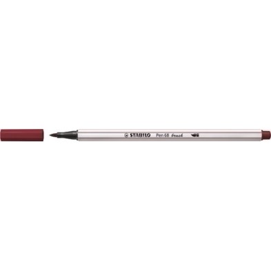 568/19-ROTUL.STABILO PEN 68  BRUSH PURPURA precio por 10 unidades
