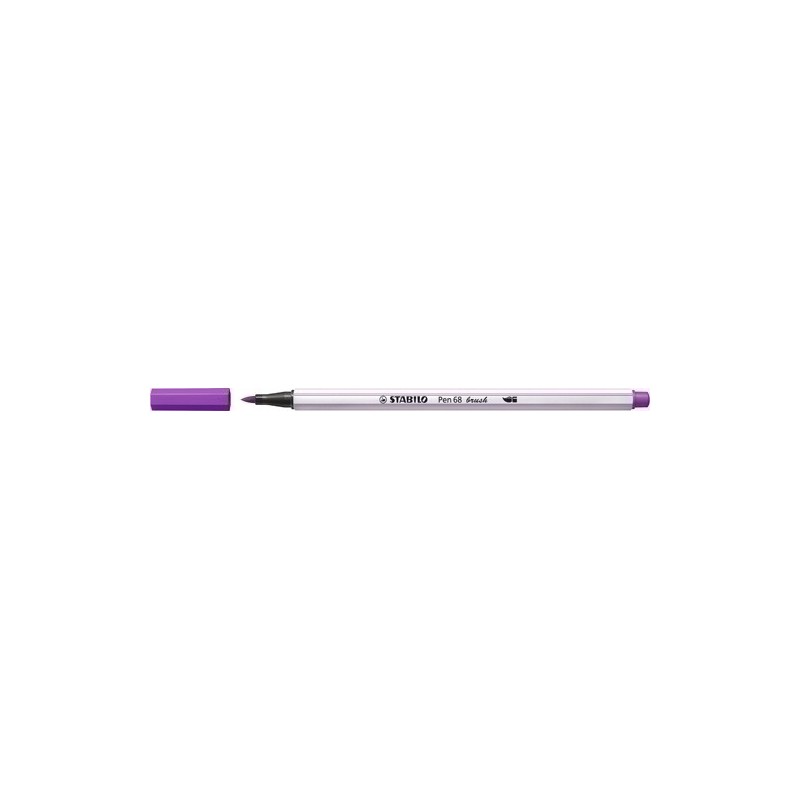 568/58-ROTUL.STABILO PEN 68  BRUSH LILA precio por 10 unidades