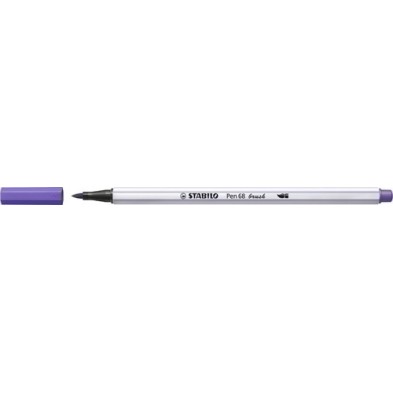 568/55-ROTUL.STABILO PEN 68  BRUSH VIOLETA precio por 10 unidades