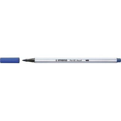 568/32-ROTUL.STABILO PEN 68  BRUSH ULTRAMAR precio por 10 unidades