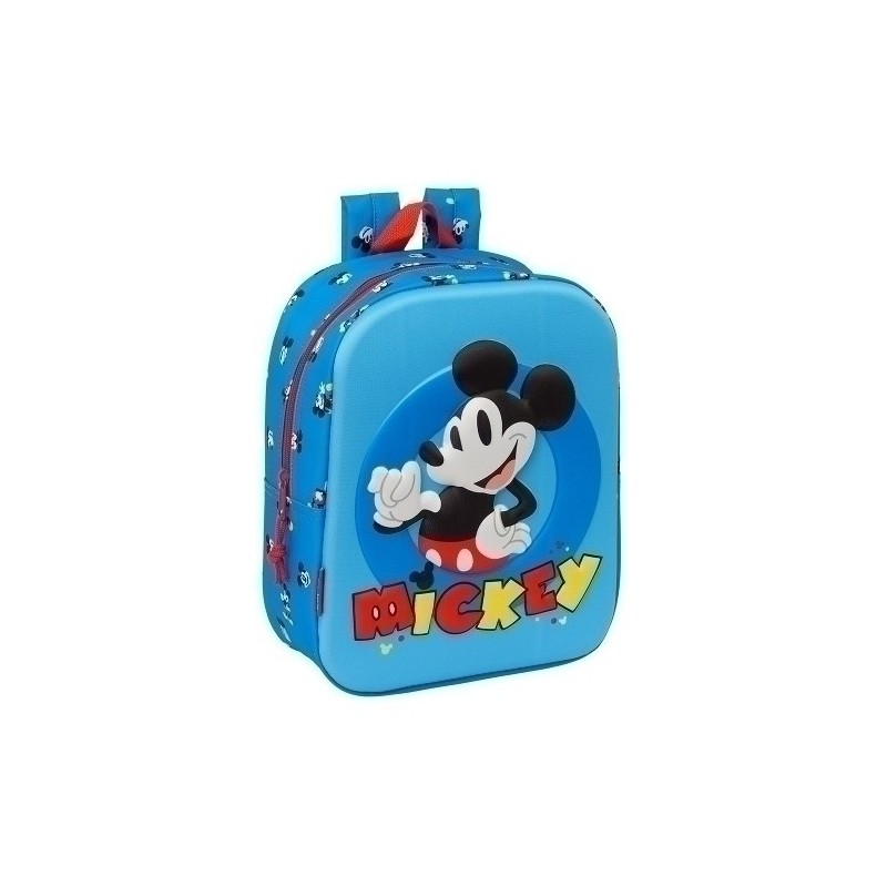 622450011-SAFTA-MICKEY MOUSE MOCHILA GUARDERIA 3D precio por 1 unidades