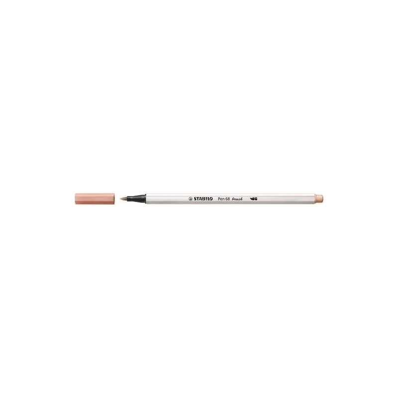 568/26-ROTUL.STABILO PEN 68  BRUSH ALBARICOQUE precio por 10 unidades