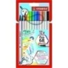 568/12-21-ROTUL.STABILO PEN 68  BRUSH CAJA 12 precio por 1 unidades