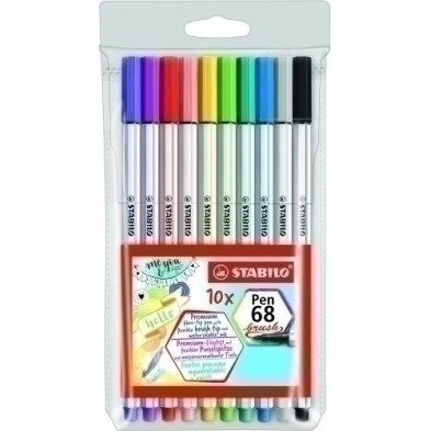 568/10-11-ROTUL.STABILO PEN 68  BRUSH BL.10 precio por 1 unidades