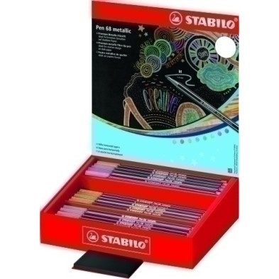 68/60-8-4-ROTUL.STABILO PEN 68 METALLIC EXP.60 precio por 1 unidades