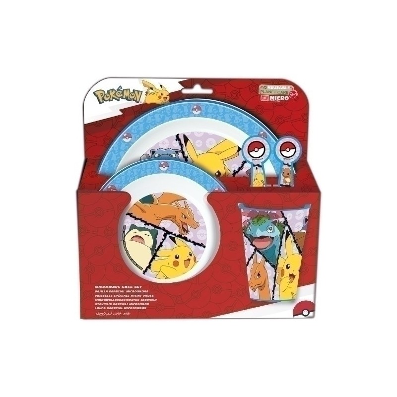 08010-SAFTA-POKEMON SET MICRO KIDS 5 PIEZAS precio por 1 unidades