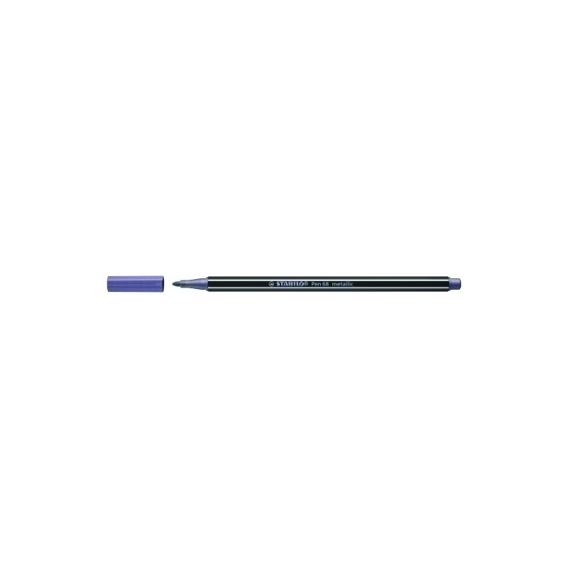68/855-ROTUL.STABILO PEN 68  METALLIC LILA precio por 10 unidades
