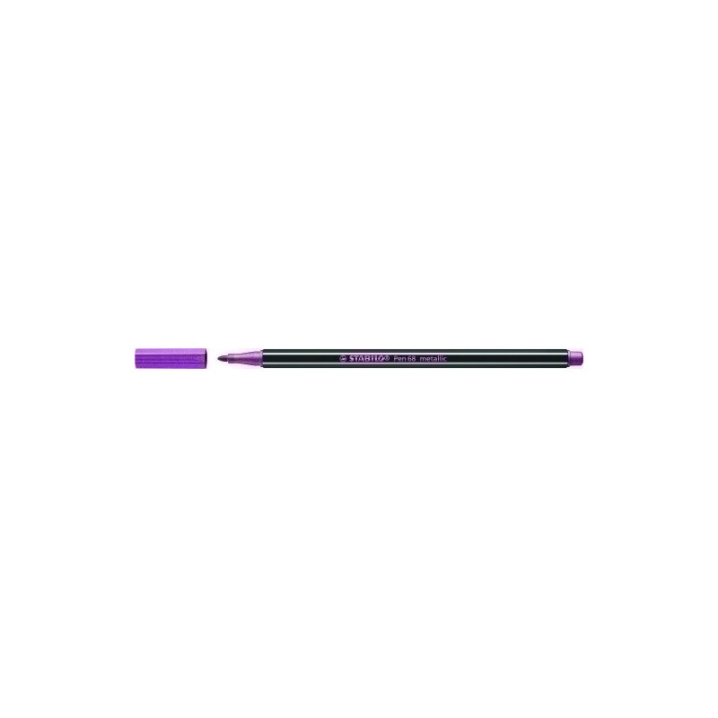 68/856-ROTUL.STABILO PEN 68  METALLIC ROSA precio por 10 unidades