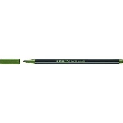 68/843-ROTUL.STABILO PEN 68  METALLIC VERDE precio por 10 unidades