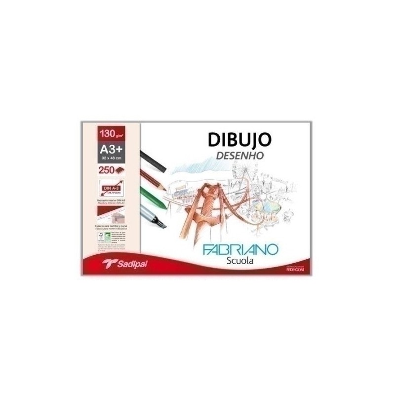 F71329742-LAMINA DIBUJO FABRIANO A3 G.NAT. C/250 precio por 1 unidades