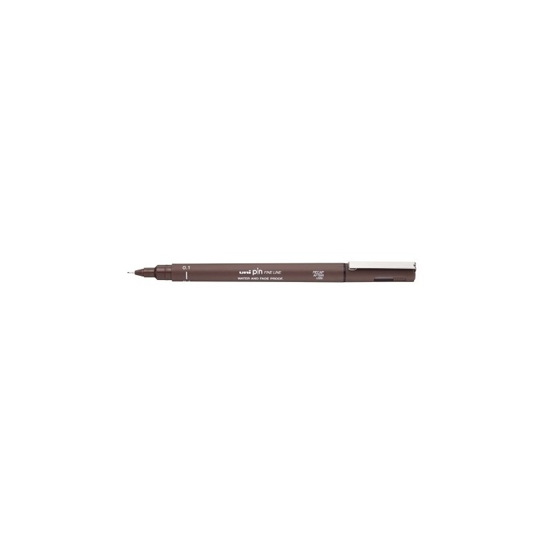 288977000-ROTUL.UNI PIN MANGA 0.1 mm SEPIA precio por 12 unidades