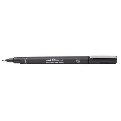 289090000-ROTUL.UNI PIN MANGA 0.5 mm GRIS OSCURO precio por 12 unidades