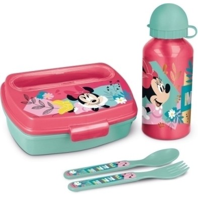 74463-SAFTA-MINNIE MOUSE SET DE BOTELLA precio por 1 unidades