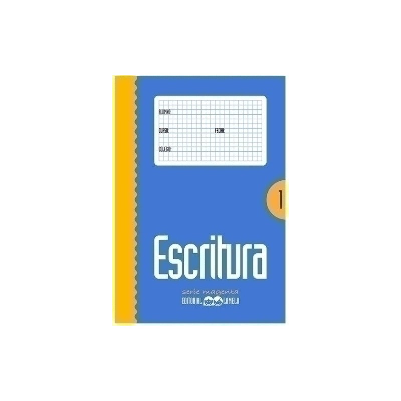 L31001-CUADERNO LAMELA ESCRITURA Magenta  1 precio por 10 unidades