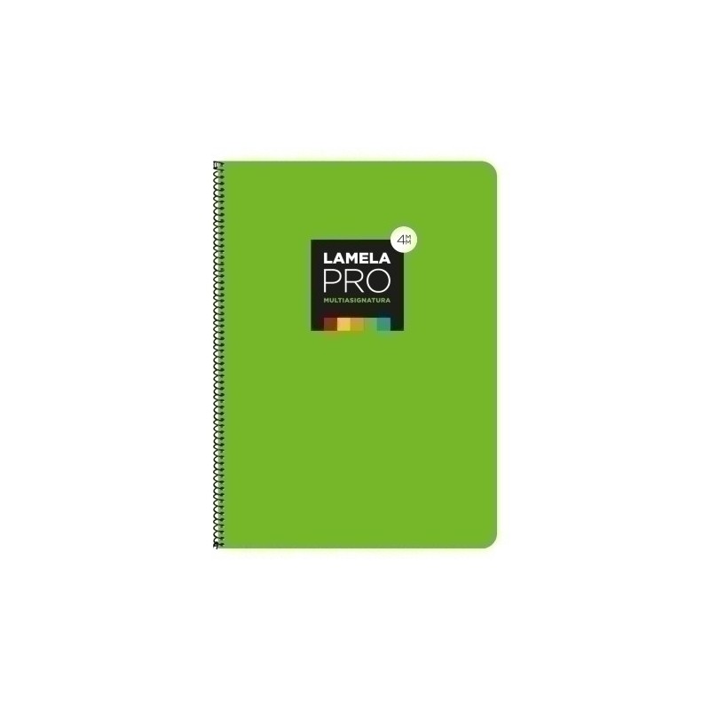 7FTE104V-LAMELA BLOC t.DURA Fº 100h CDV. 4 VERDE precio por 5 unidades