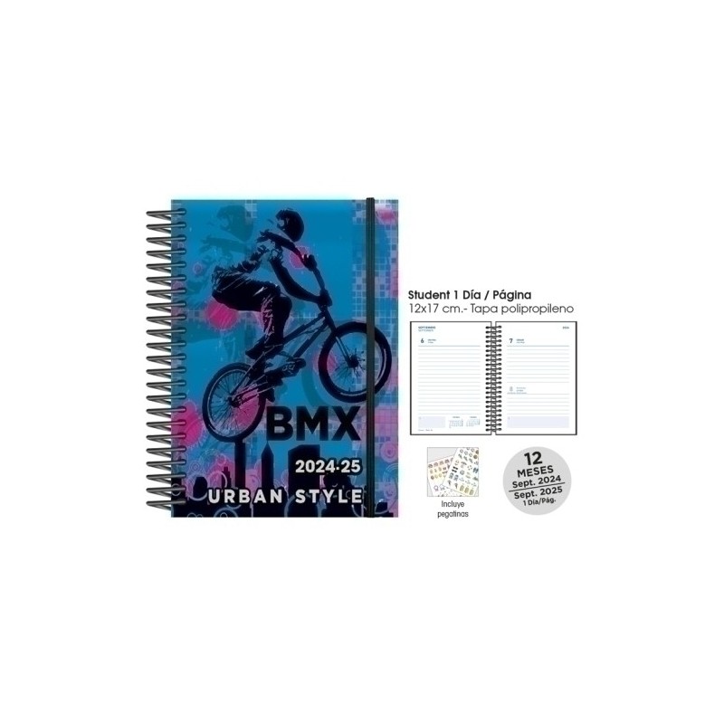 12371241-AG.ESC.SF. STUDENT D/P 12x17 BMX precio por 1 unidades