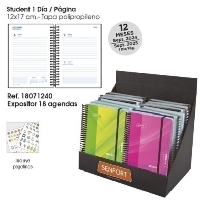 18071240-AG.ESC.SF. STUDENT D/P 12x17 EXP.18 precio por 1 unidades